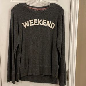 Royce Brand Crewneck Weekend Sweatshirt Charcoal - S